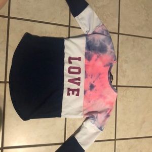Multi Colored Justify Girls Long Sleeve Shirt